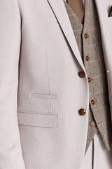 Mayfair Stone Anzug mit strukturierter Oberfläche und Harris Brown Tweed-Weste