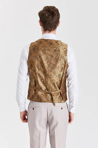 Mayfair Stone Anzug mit strukturierter Oberfläche und Harris Brown Tweed-Weste