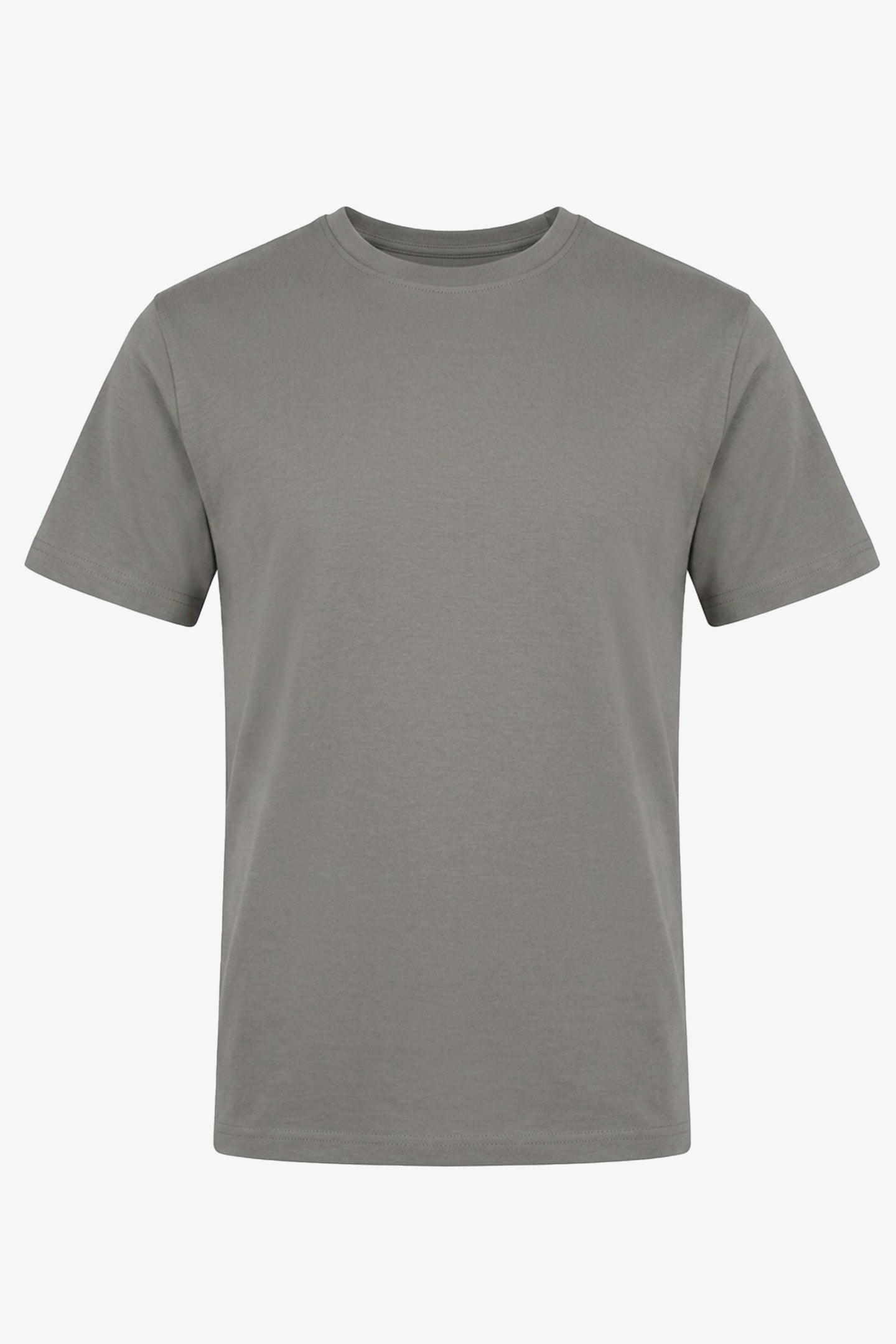 Klassisches Herren-T-Shirt aus Baumwollmischgewebe in Anthrazit
