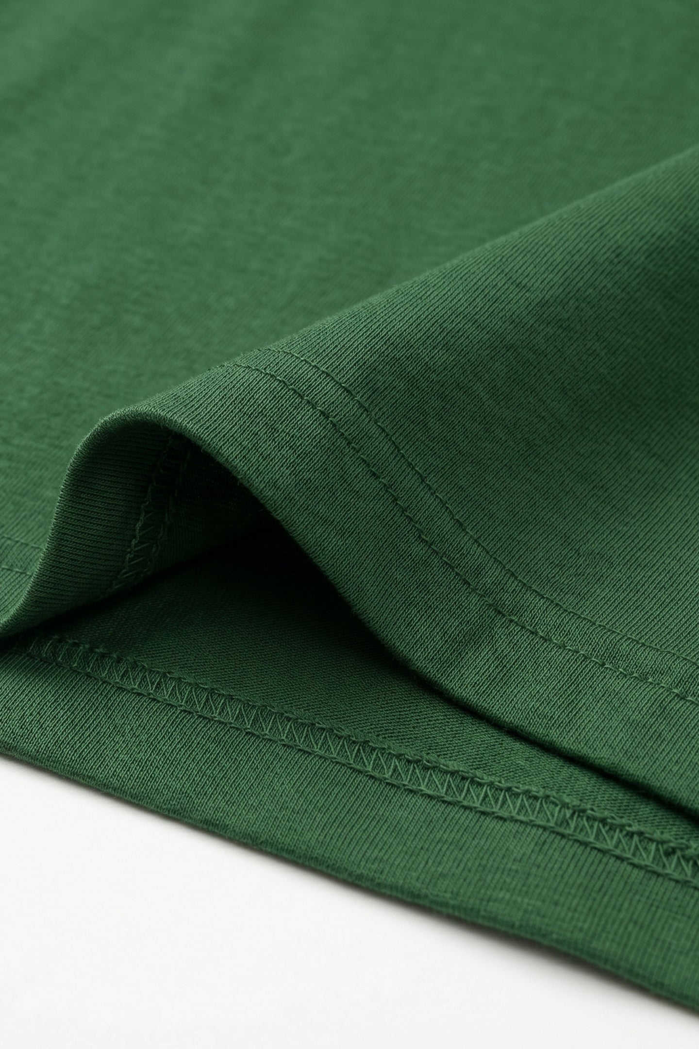 Klassisches grünes Baumwoll-T-Shirt für Herren