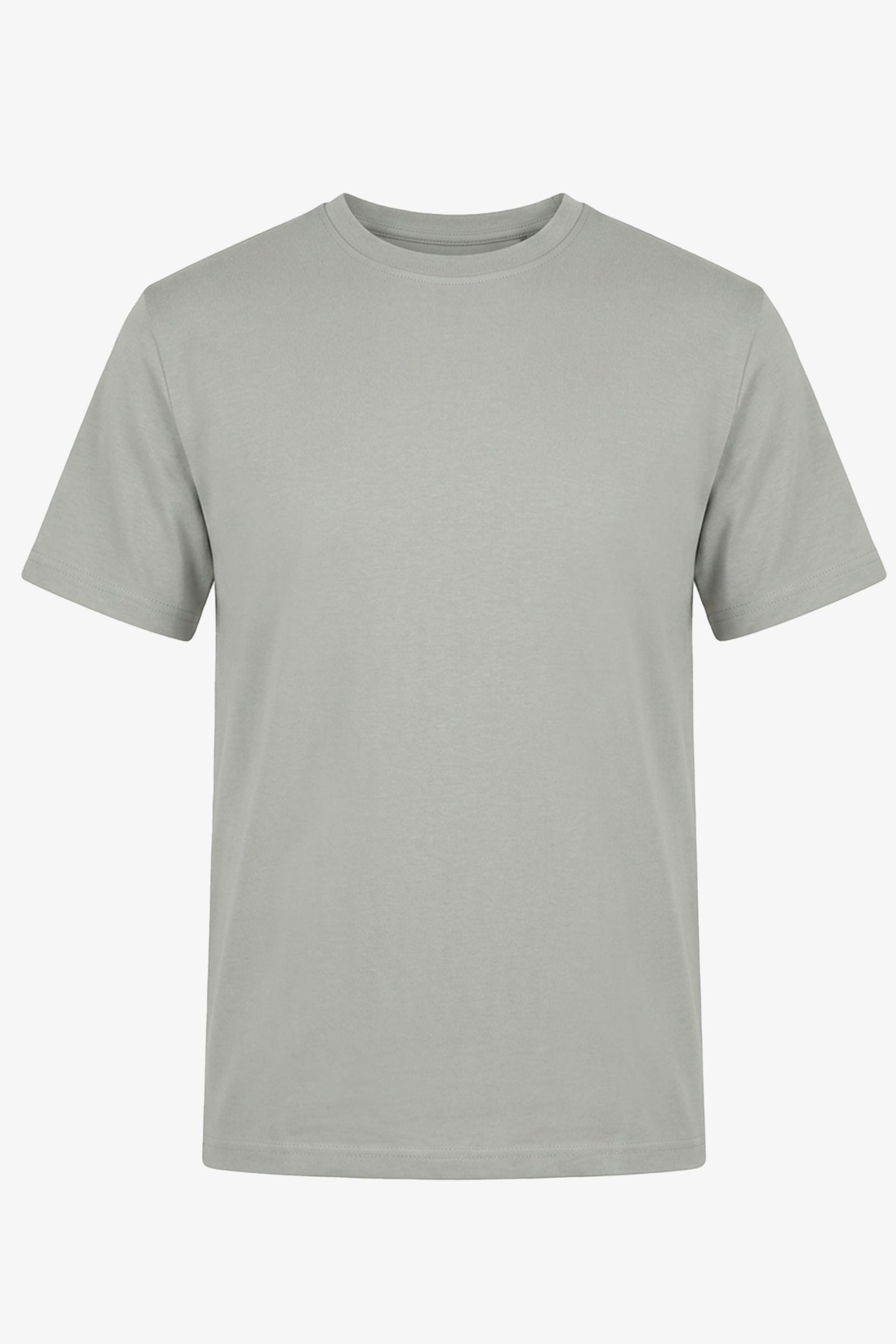 Graues Herren-T-Shirt aus klassischer Baumwollmischung