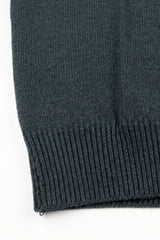 Herren-Strickpullover in Marineblau mit Rundhalsausschnitt und normaler Passform