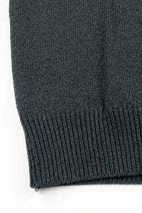 Herren-Strickpullover in Marineblau mit Rundhalsausschnitt und normaler Passform