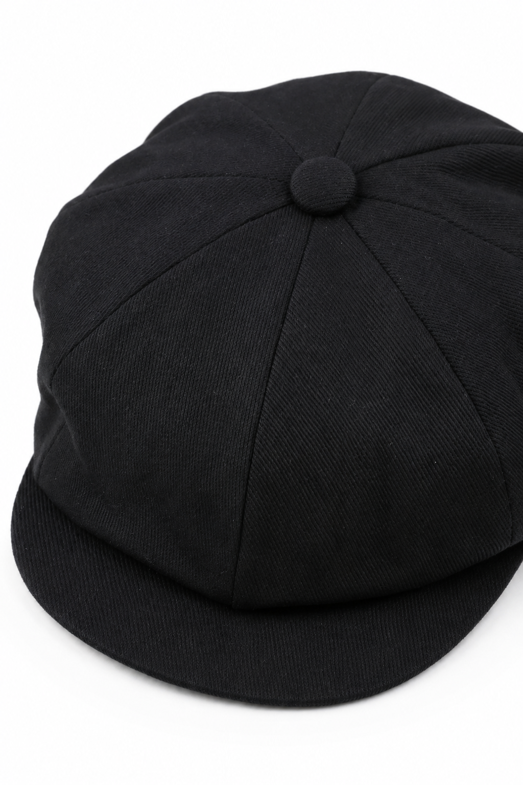 Herren 8 Panel Razor Sommer Schwarz Baker Boy Hut Baumwolle Blinders Newsboy Flat Cap Shelby