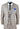 Mens Beige 3 Piece Tweed Check Suit
