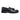 Schwarze Herren-Slipper aus Leder mit dicker Sohle und Quasten