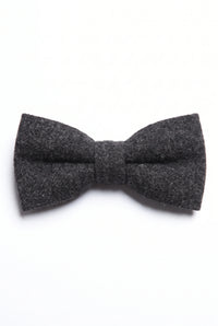 Schwarze Tweed-Fliege für Herren