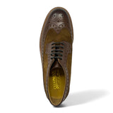 Braune Brogues aus Wildleder für Herren