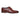 Klassische, formelle Herren-Brogue-Schnürschuhe aus burgunderrotem Leder