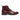 Herren-Ankle-Boots „Balmoral“ aus burgunderrotem Leder mit Kappe