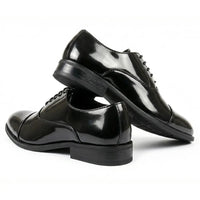 Klassische Oxford-Schnürschuhe für Herren mit Kappe