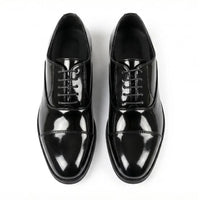 Klassische Oxford-Schnürschuhe für Herren mit Kappe