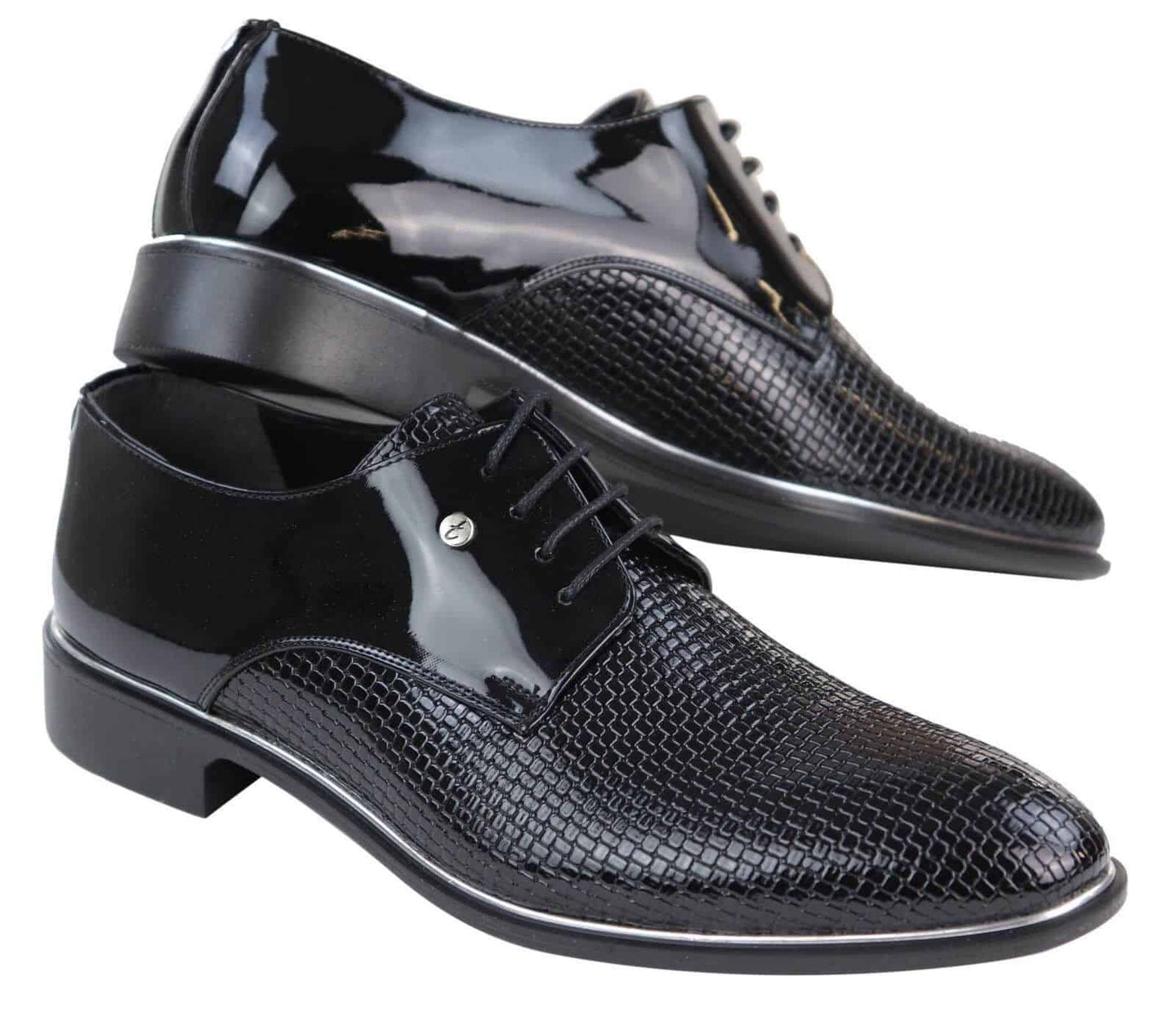 Mens Classic Laced Pattern Shoes