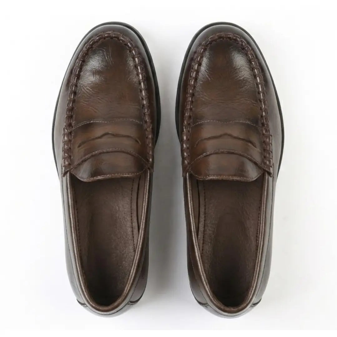 Klassische Penny-Loafer für Herren aus PU-Leder
