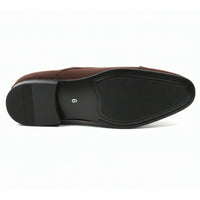 Herren-Oxford-Schnürschuhe aus Wildlederimitat