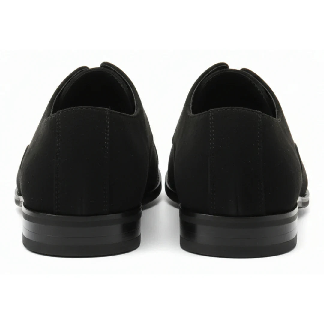 Herren-Oxford-Schnürschuhe aus Wildlederimitat