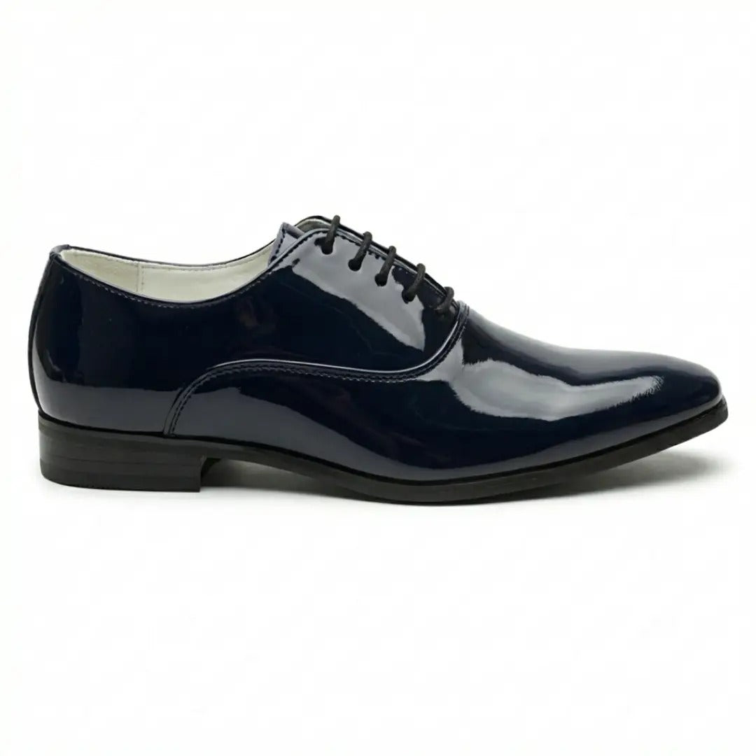Herren-Oxfordschuhe aus Lackleder