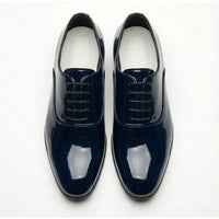 Herren-Oxfordschuhe aus Lackleder