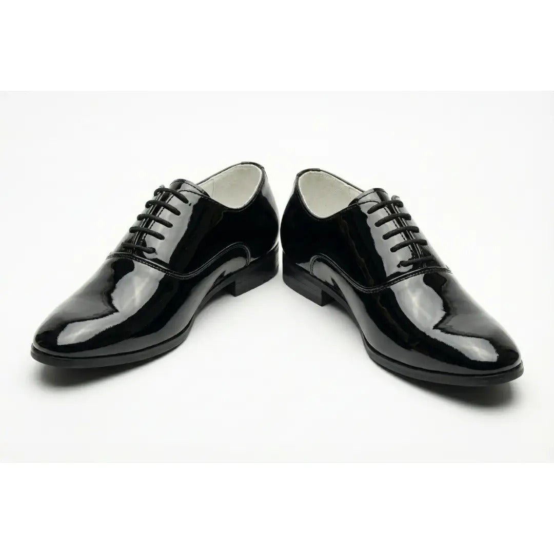 Herren-Oxfordschuhe aus Lackleder