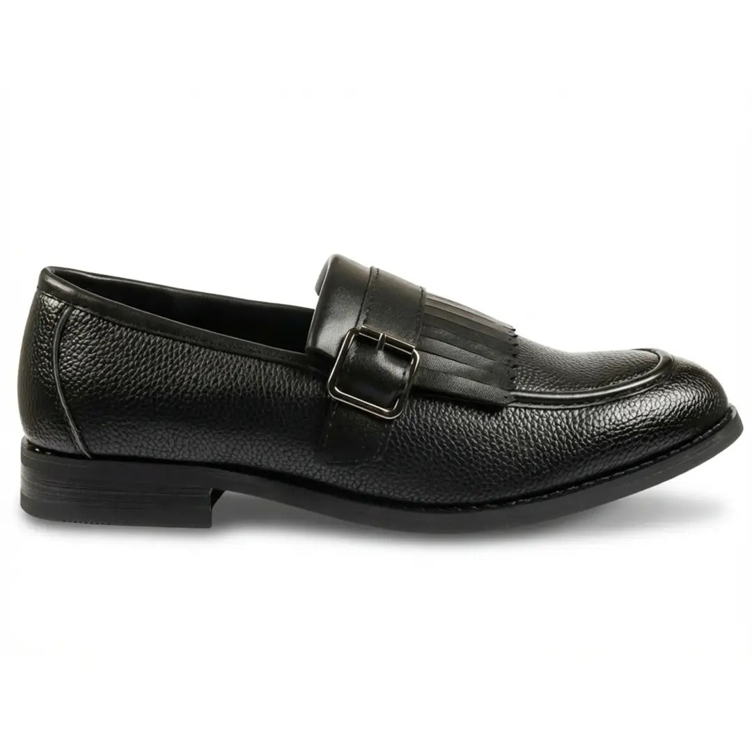 Herren-Slipper mit Fransen und Monk-Strap-Schnitt