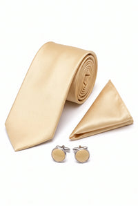 Goldkrawatten-Set für Herren