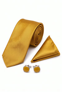 Goldkrawatten-Set für Herren