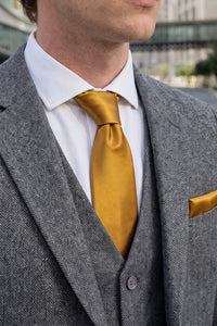 Goldkrawatten-Set für Herren