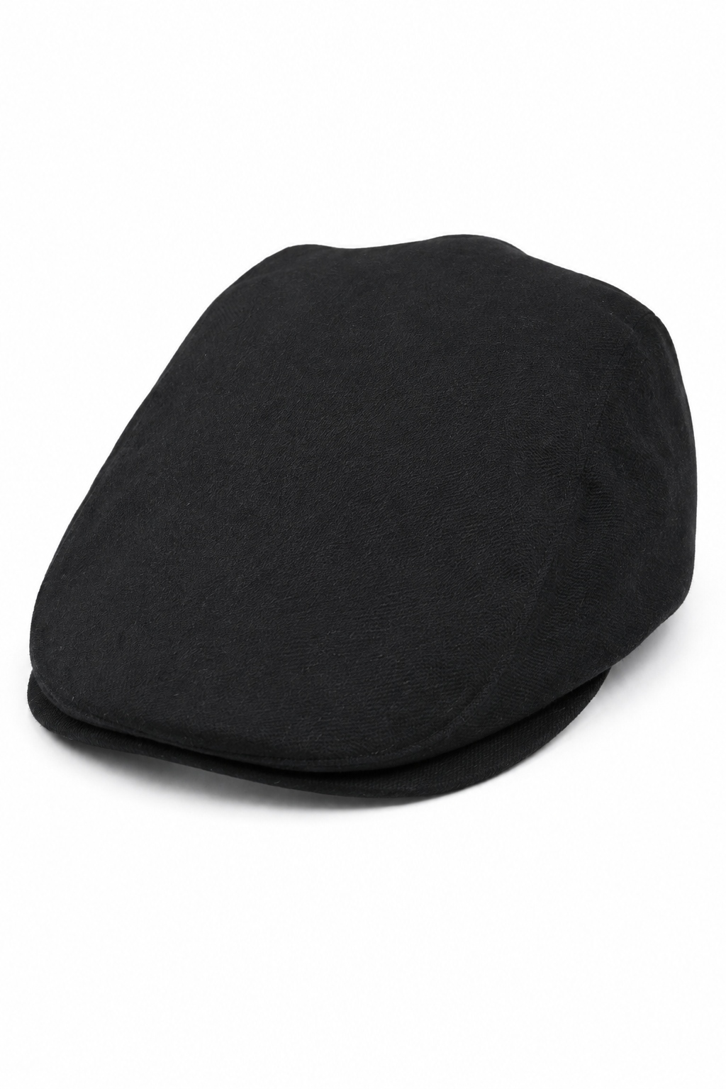 Herren Grandad Baker Flache schwarze Kappe 8 Panel Tweed Vintage Klassisch Smart Casual 1920er
