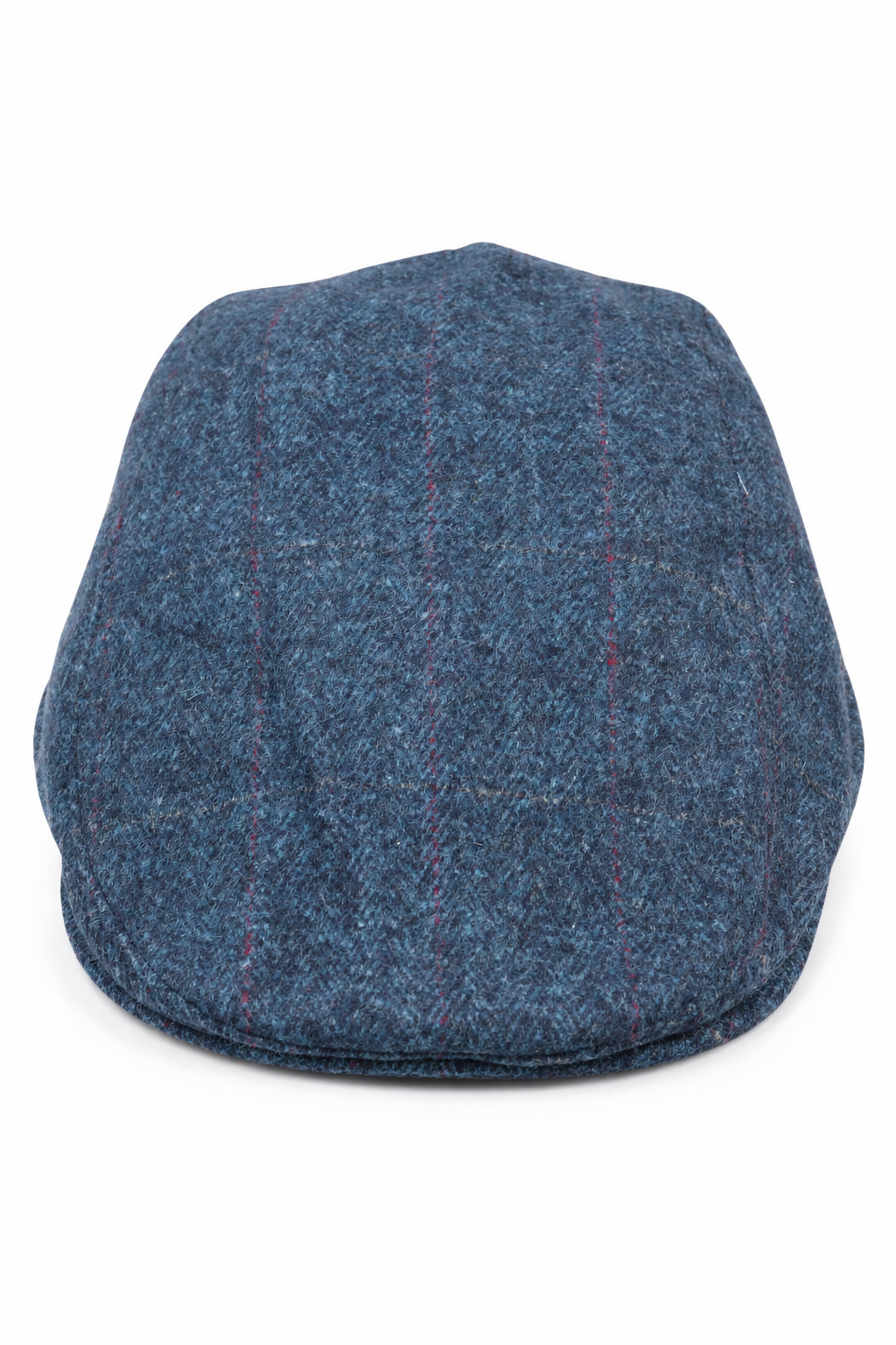Herren Grandad Baker Flache blaue Kappe 8 Panel Tweed Vintage Klassisch Smart Casual 1920er