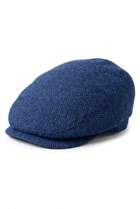 Klassische Herren-Schiebermütze in Marineblau