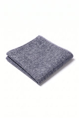 Einstecktuch für Herren, hellblau, aus Tweed-Wollmischung