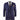Mens Navy-Blue Check 3 Piece Suit - Paul Andrew Kenneth