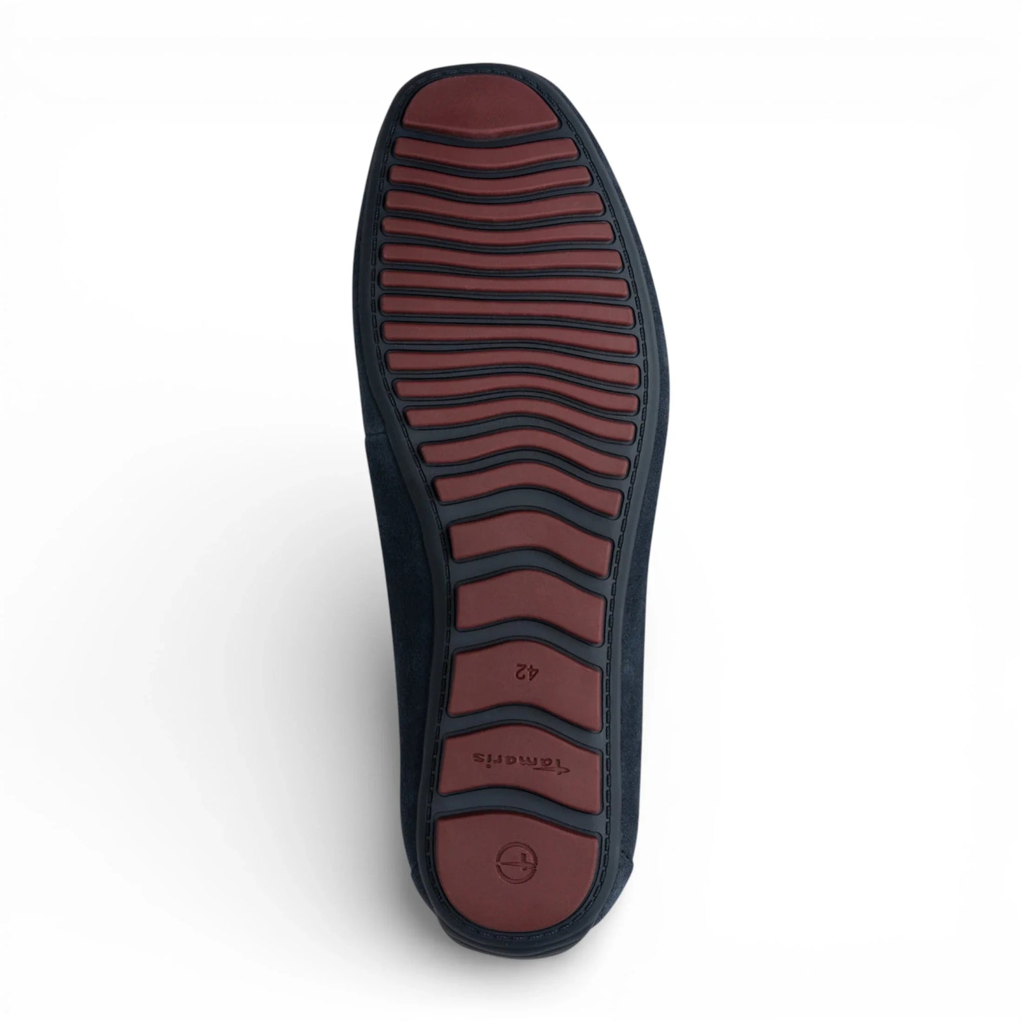 Herren-Mokassins aus marineblauem Wildleder