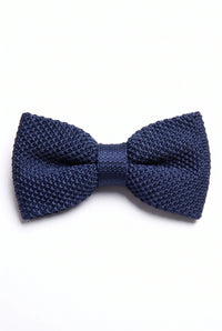 Marineblaue Strickfliege für Herren