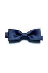 Herren-Fliege aus marineblauem Satin