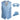 Herren-Set, 3-teilig, mit Paisley-Blumenmuster, Fliege, Einstecktuch und Weste – Himmelblau