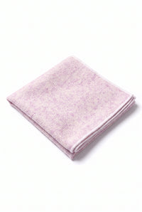 Einstecktuch für Herren aus rosa Tweed-Wollmischung