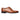 Herren-Oxfordschuhe aus hellbraunem Leder mit Kappe