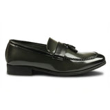 Herren-Slipper mit Quasten und Hochglanzfinish