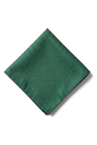Herren Krawatte Einstecktuch Set Formale Solide Krawatte - Grün