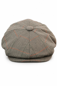 Peaky Blinders-Kappe mit Tweed-Karomuster für Herren