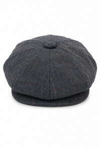 Peaky Blinders Cap aus Tweed mit Karomuster für Herren