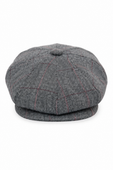Peaky Blinders Cap aus Tweed mit Karomuster für Herren