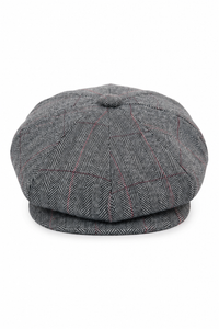 Peaky Blinders Cap aus Tweed mit Karomuster für Herren