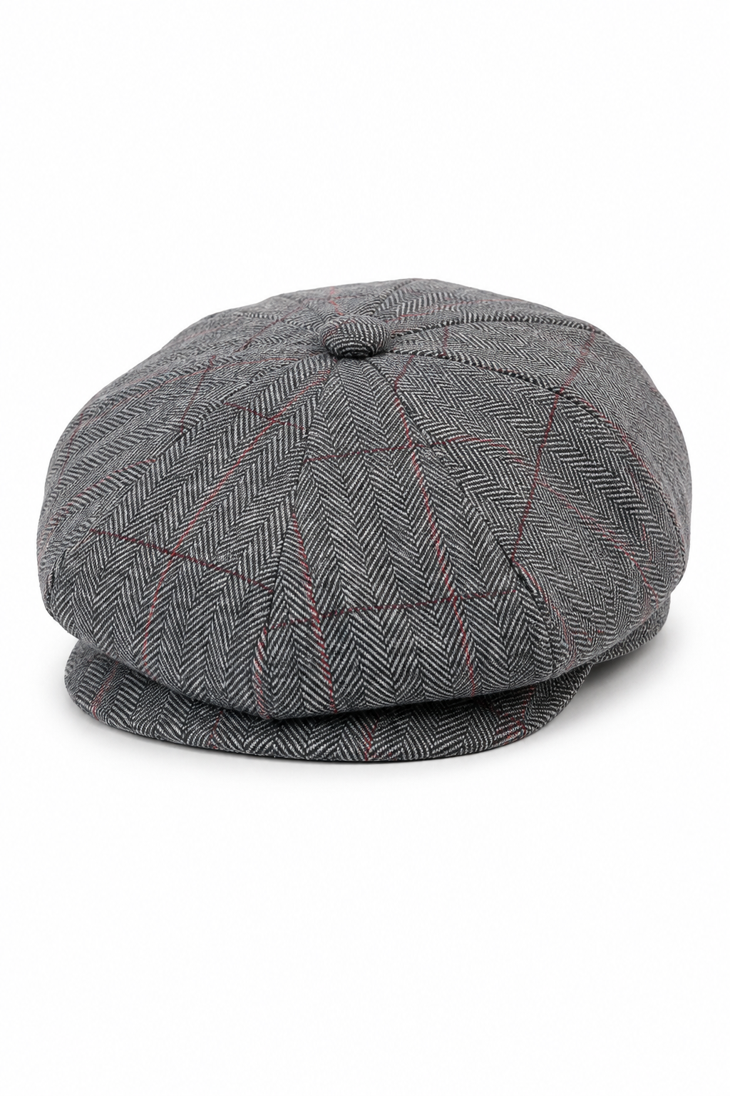 Peaky Blinders Cap aus Tweed mit Karomuster für Herren