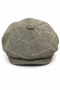 Peaky Blinders-Kappe mit Tweed-Karomuster für Herren