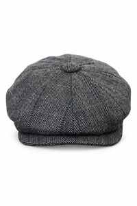 Peaky Blinders-Kappe mit Tweed-Karomuster für Herren