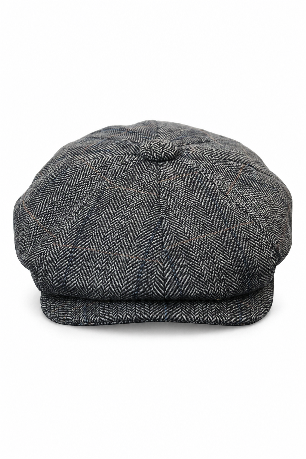 Peaky Blinders-Kappe mit Tweed-Karomuster für Herren