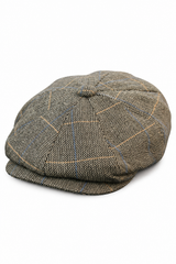 Peaky Blinders-Kappe mit Tweed-Karomuster für Herren