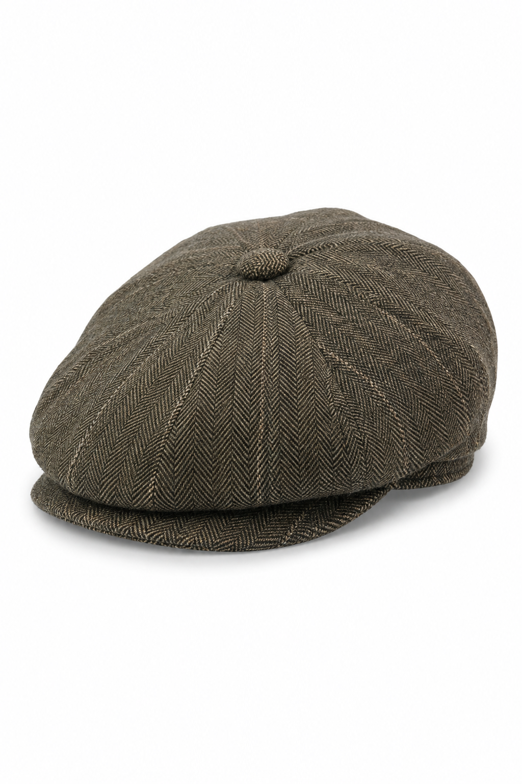 Peaky Blinders Cap aus Tweed mit Karomuster für Herren